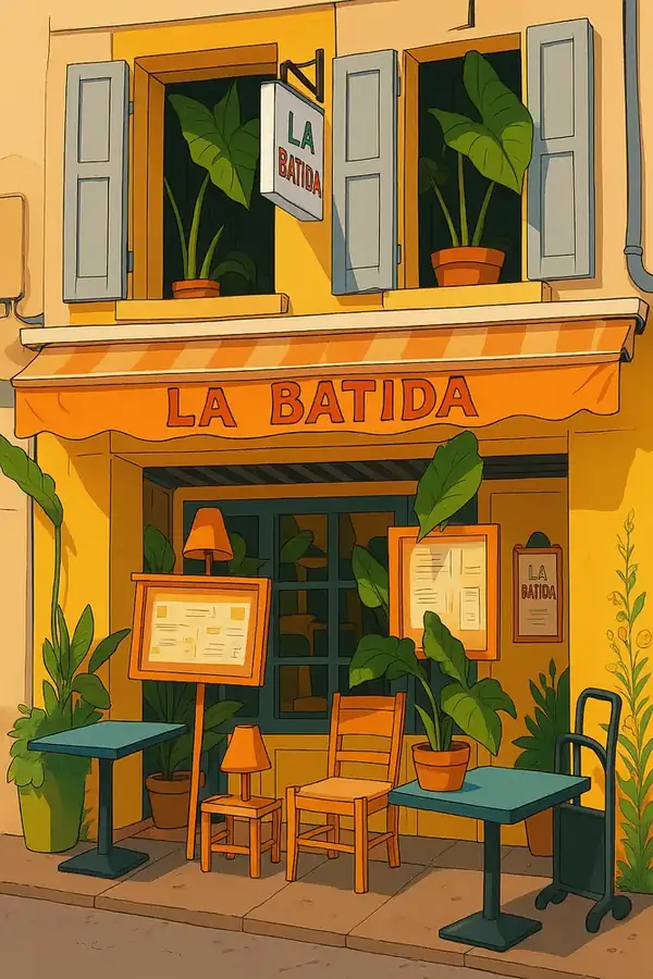 Illustration — La Batida Nyons restaurant