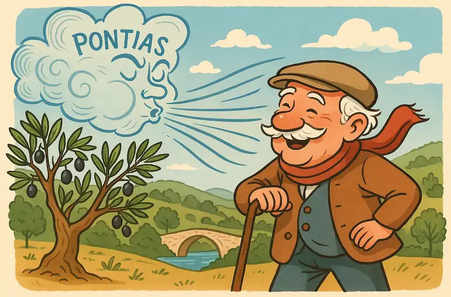 Illustration — Pontias à Nyons : le vent légendaire qui façonne le microclimat provençal