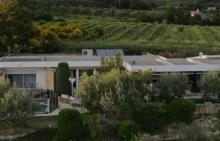 Vue de la Villa des Poètes, maison d’hôtes à Nyons.