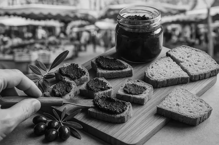 Illustration — Tapenade à Nyons