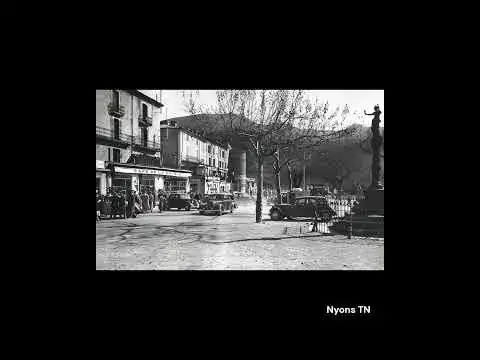 CAFÉ DE LA BOURSE – NYONS, ANNÉES 1950