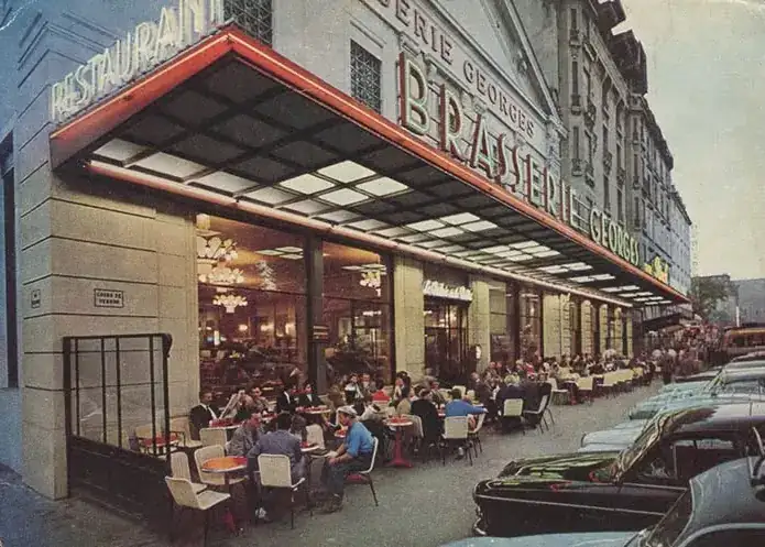 Illustration — Brasserie Georges à Lyon : souvenirs des années 1970 — Rhône et Lyon
