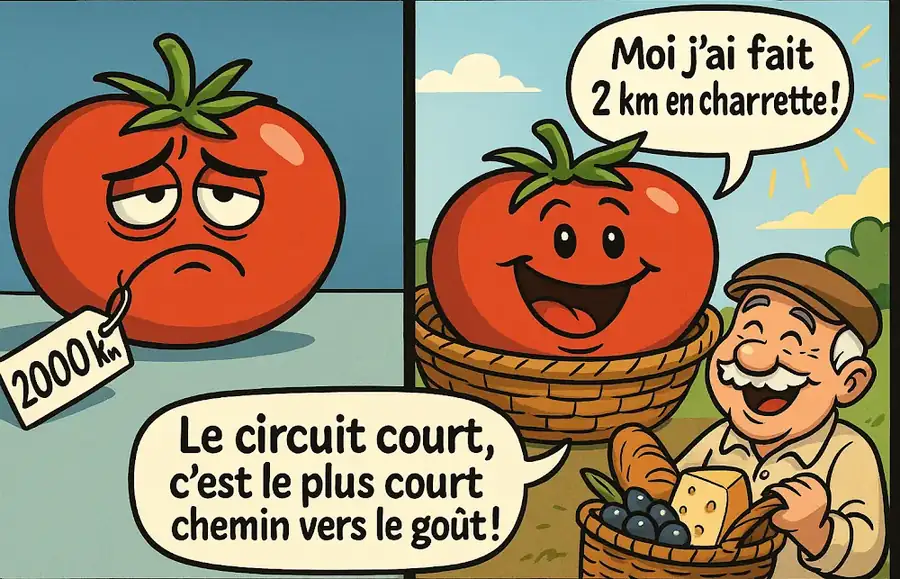 Illustration — Produits frais à Nyons : pourquoi choisir le circuit court ?