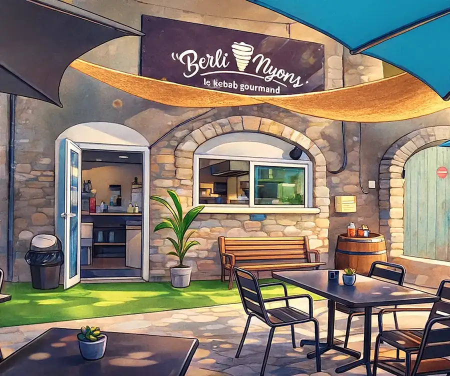 Illustration — Le Berli’Nyons : le kebab gourmand de la rue des Grands-Forts