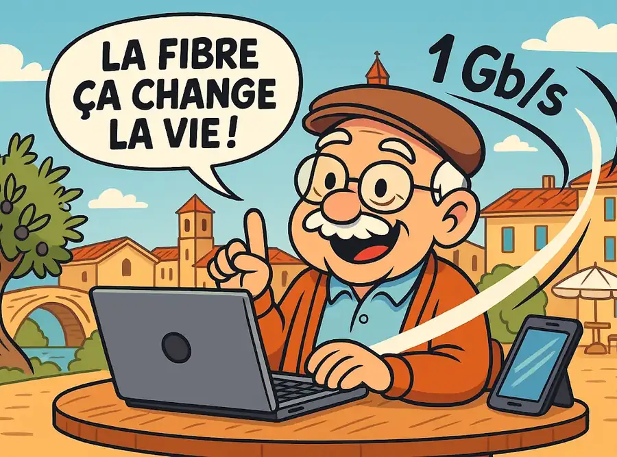LA FIBRE OPTIQUE À NYONS