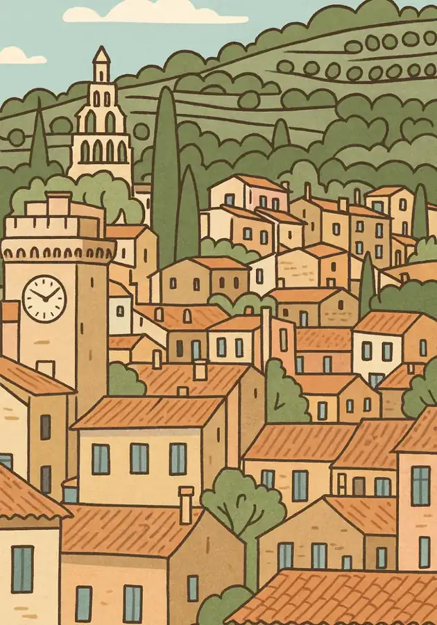 Illustration — Nyons autrefois : ville en mouvement et traditions — Nyons autrefois : ville en mouvement et traditions