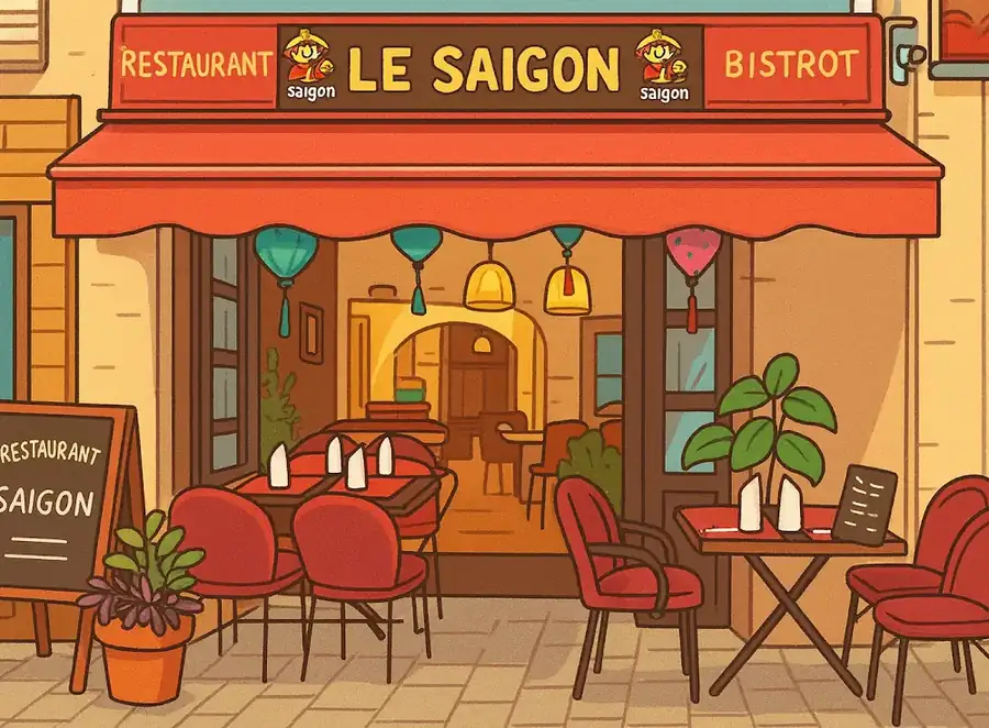 Illustration — Où manger vietnamien à nyons : le saïgon, l’adresse fiable