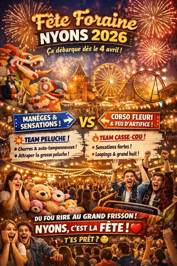 Fête foraine Nyons 2026