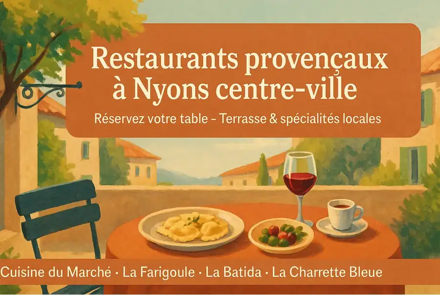Illustration — De la Farigoule à la Batida : mes adresses de restaurants provençaux à Nyons