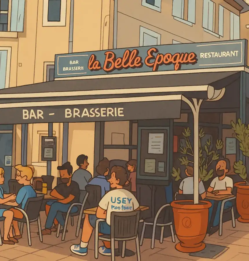 Illustration — La Belle Époque à Nyons : avis, plats et ambiance