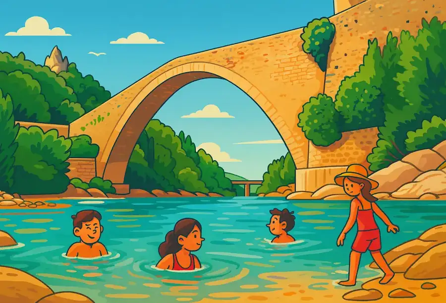 Illustration — Pont roman de Nyons : baignade, histoire médiévale et spot incontournable de l’Eygues