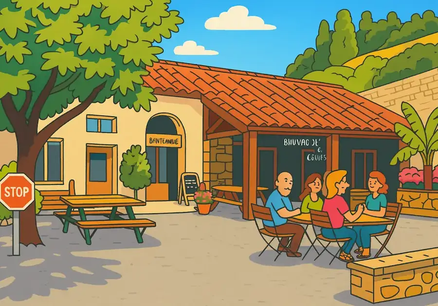 Illustration — Bivouac de l’Eygues : Camping nature en Drôme Provençale près de Nyons