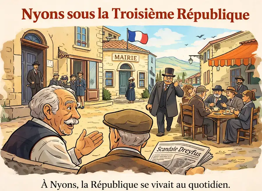 Illustration — Nyons à la Belle Époque : La Troisième République