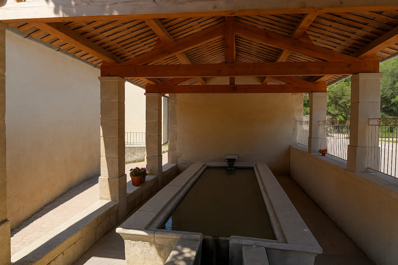 Lavoir couvert à Venterol