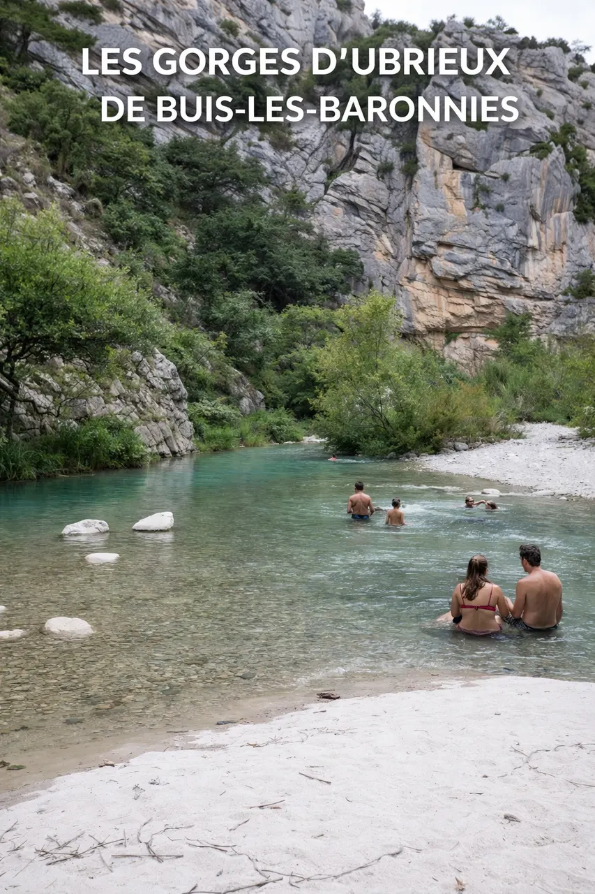 Un coin sauvage des gorges d’Ubrieux à Buis-les-Baronnies