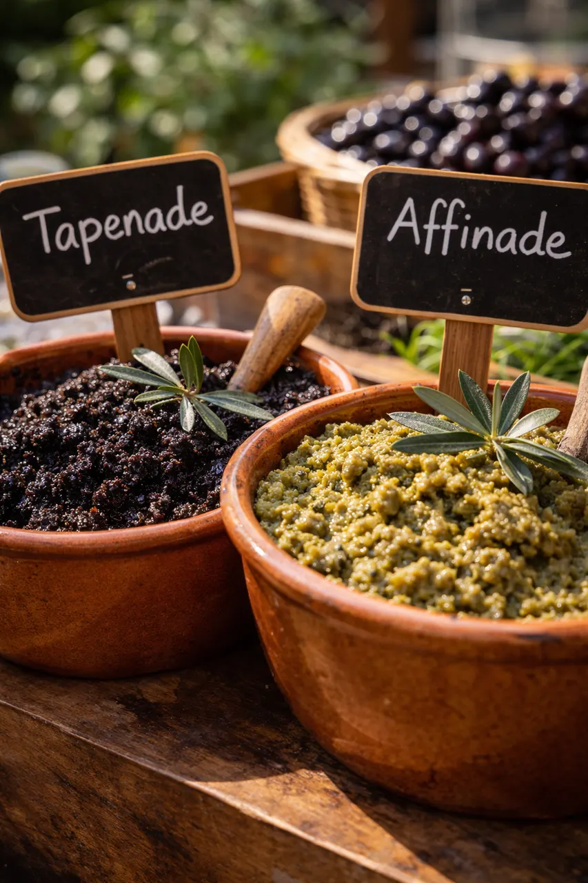 specialité tapenade et l’affinade de nyons