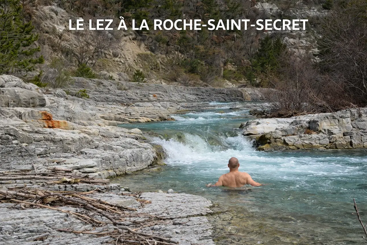 Un coin frais du Lez à La Roche-Saint-Secret, parfait pour se tremper l’été