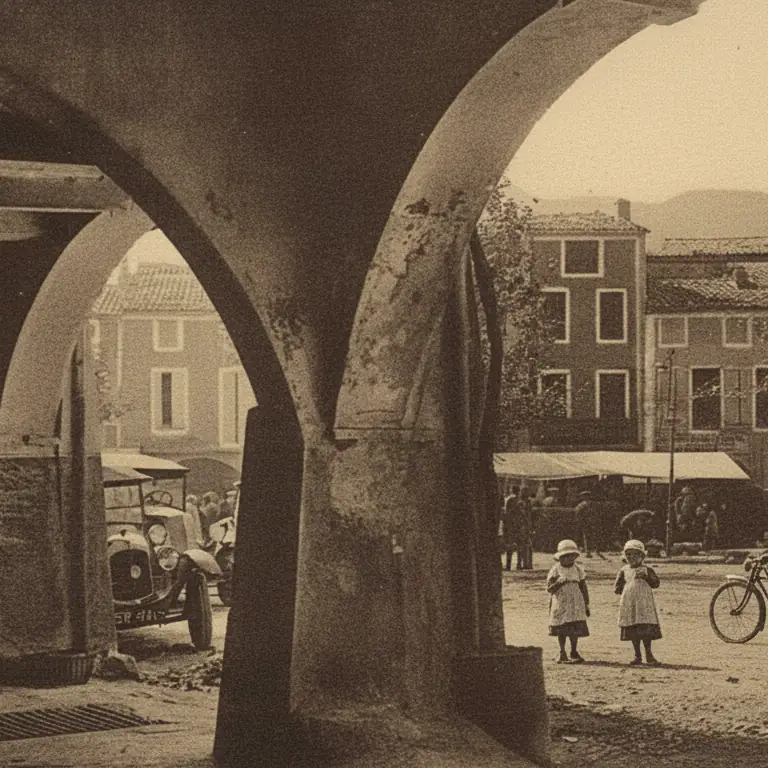 Sous les vieilles arcades