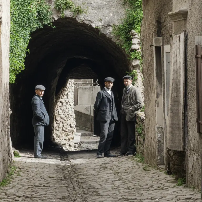 ruelle du quartier des Forts à Nyons
