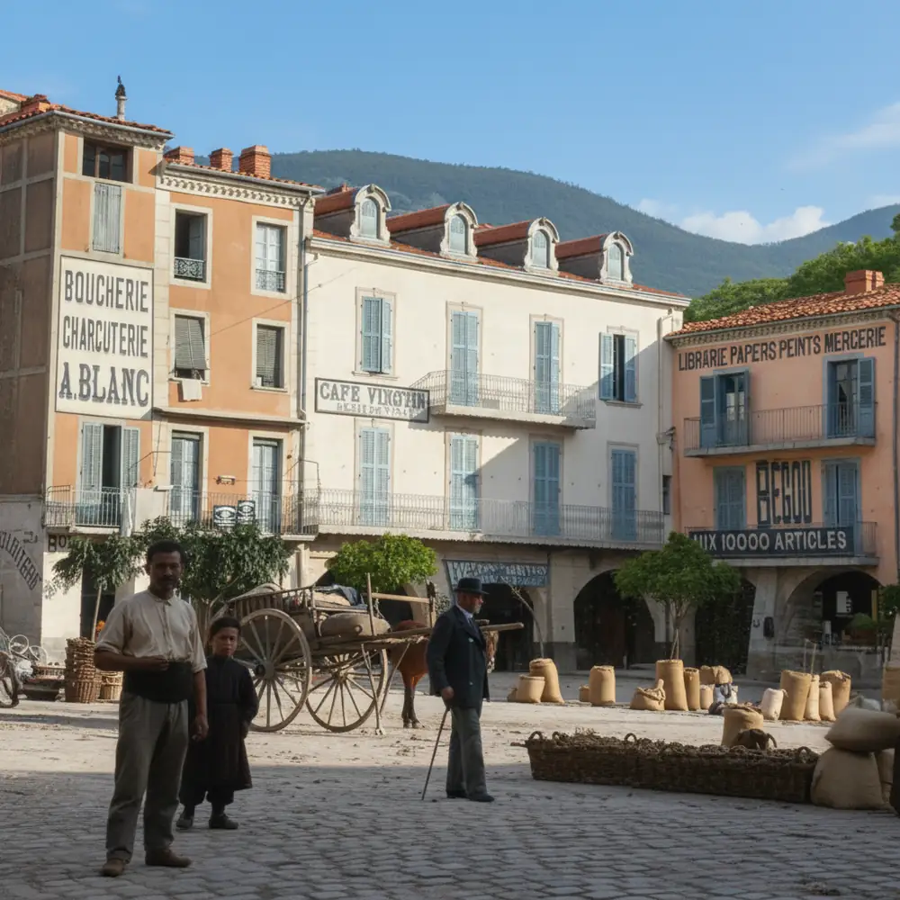 Nyons , c’est ce coin où même les boutiques place des arcades racontent des histoires