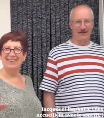 Jacques et Raphaële, propriétaires de Lou Cafétoun à Curnier